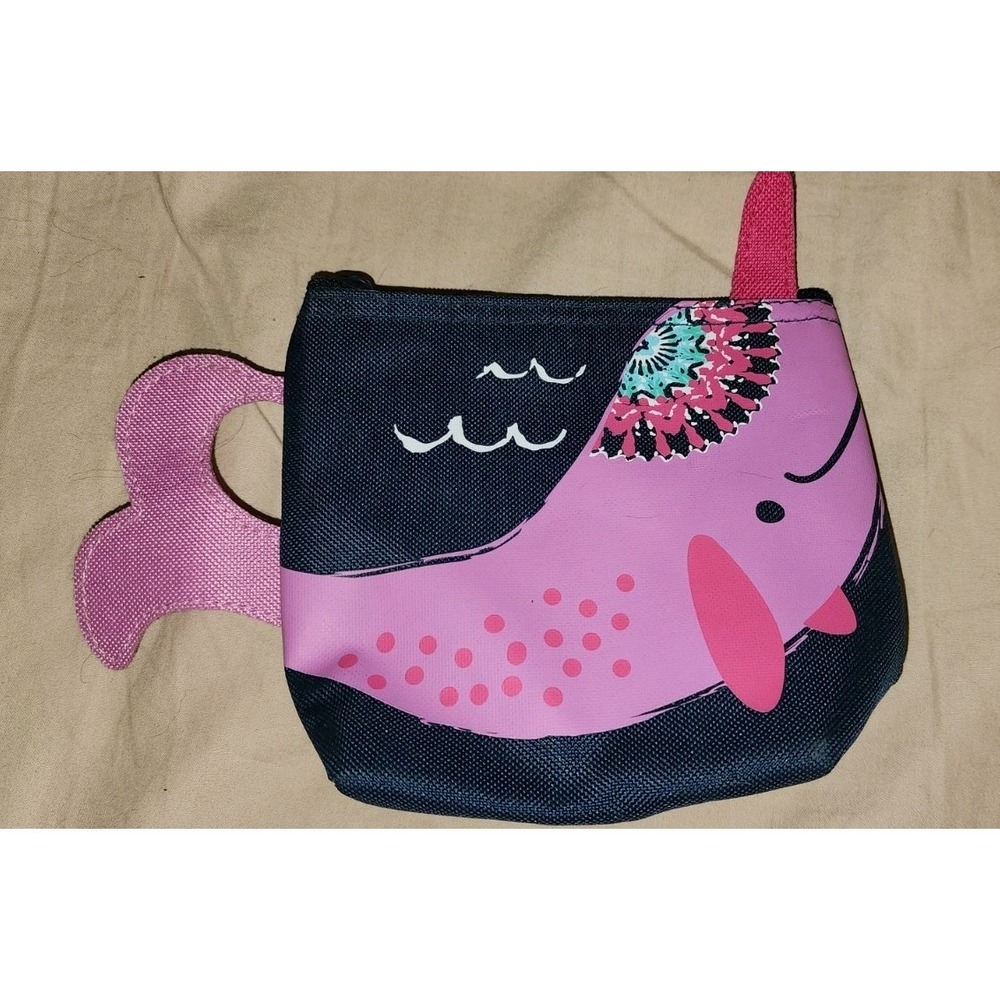 NEW thirty-one Cool Zip Snacker ~ Narwhal Splash ~ Whale